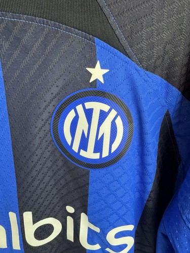 Inter Mailand Heimtrikot 2022/2023 Größe XL Spielerversion Neu mit Etikett Selten Original - Bild 4 von 12