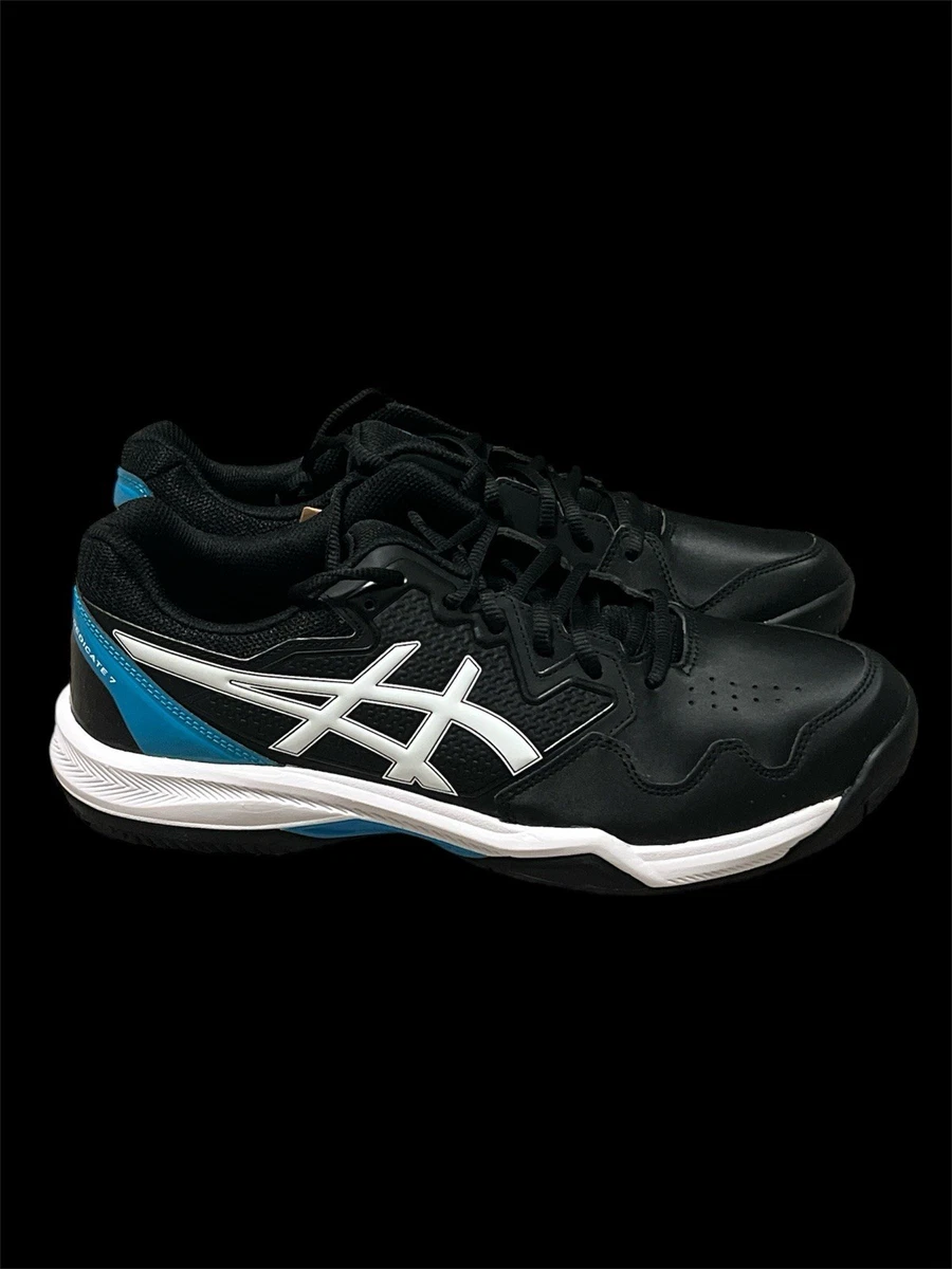 Asics Gel Dedicate 7 Black Island Blue for sale | eBay