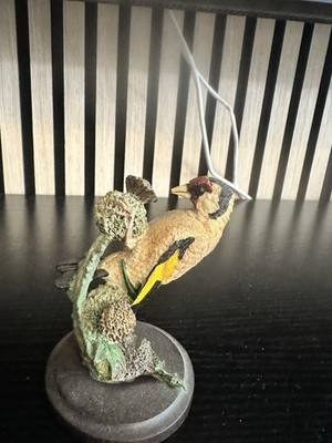 Eaglemoss Distelfink Figur   Vogelwelt Collection   handbemalt   Stieglitz