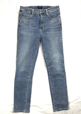 Citizens of Humanity Rocket Crop Womens 27 High Rise Skinny Jeans Blue Made USA