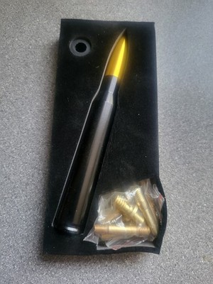 Auto Kugel Antenne Gold Gelbe Spitze Universal Fit
