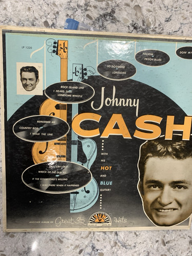JOHNNY CASH VINYL LP RECORD SUN RECORDS 1220 VINYL
