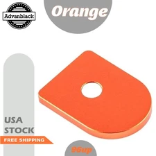 Orange Axion CNC Machined Seat Bolt Post Knob Cover For Harley Street Road King