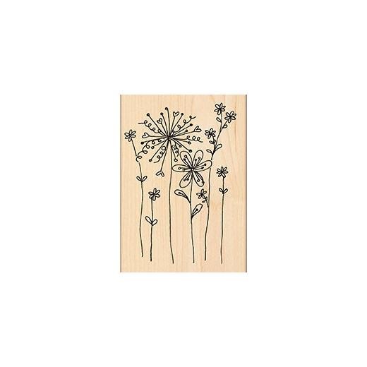 Penny Black Wood Mounted Rubber Stamp - Winsome 3811J