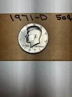 1971-D  KENNEDY HALF DOLLAR,  BU