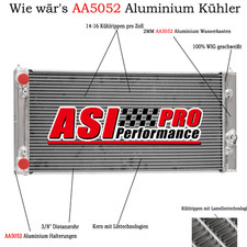 Aluminium Kühler Für Volkswagen Golf Jetta 1985-1993 1988 1989 NEU