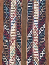 Rare Collectible Worn-out Kilim, Anatolian HandMade Rug, Bohemian Nomad Design