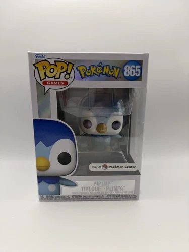 Funko Pop! Vinyl: Pokémon - Piplup - Pokemon Center (Exclusive) Pearlescent 865