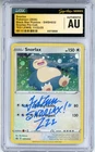 CGC Authentic Signed Ted Lewis Pokemon TCG Snorlax SWSH032 Black Star Promo Holo
