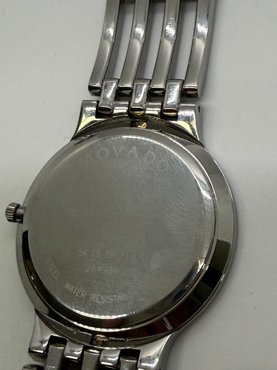 Movado Two Tone Stainless Steel Museum ESPERANZA Quartz Watch 32mm