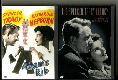 2 SPENCER TRACY FEATURES  Adam's Rib & Spencer Tracy Legacy: DVD Lot