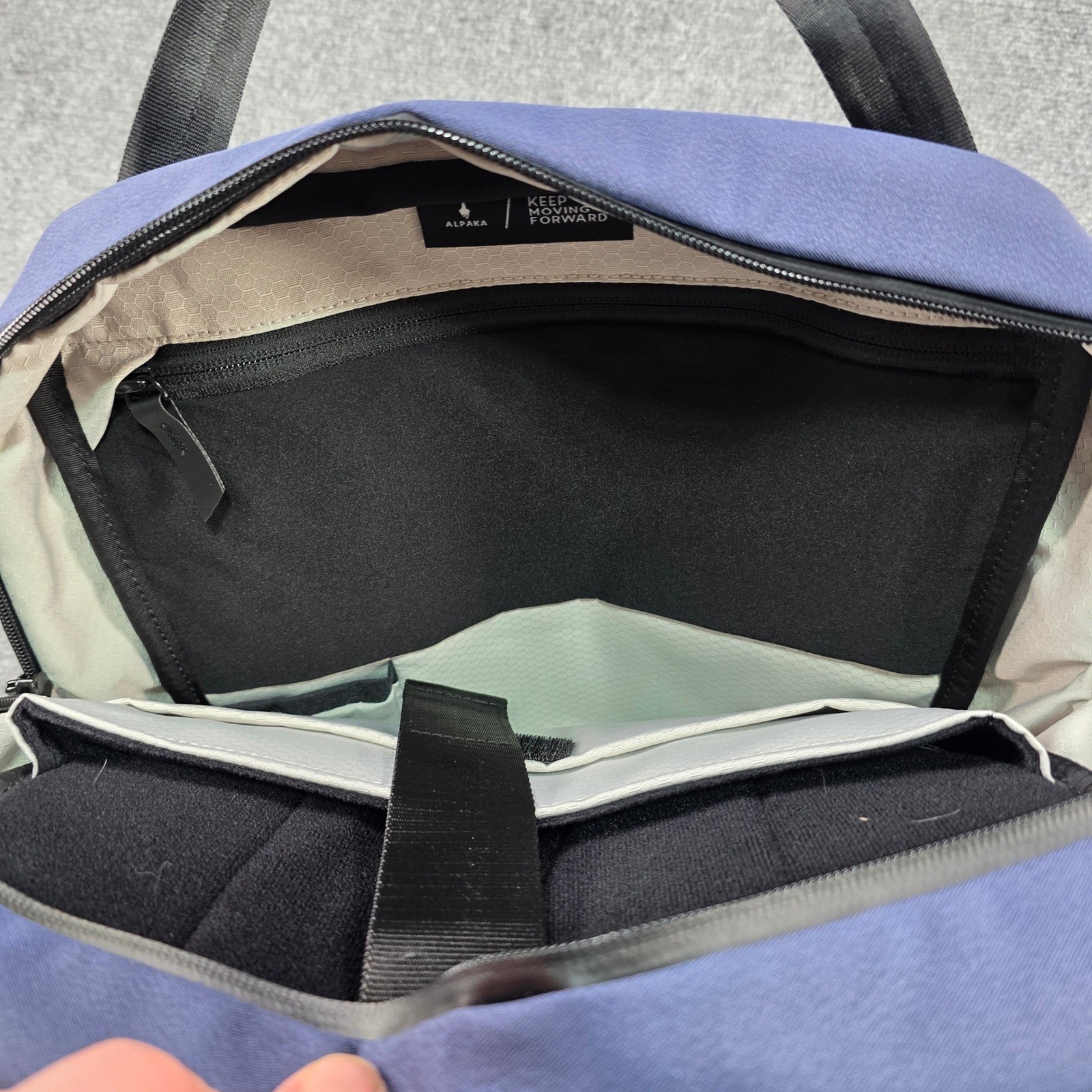 Alpaka Bravo TotePack Convertible Backpack Slate Blue NWT