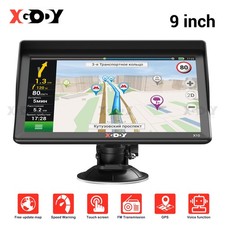 XGODY GPS Navi Navigation Navigationsgerät für Auto LKW PKW DE & EU Karte 9 Zoll