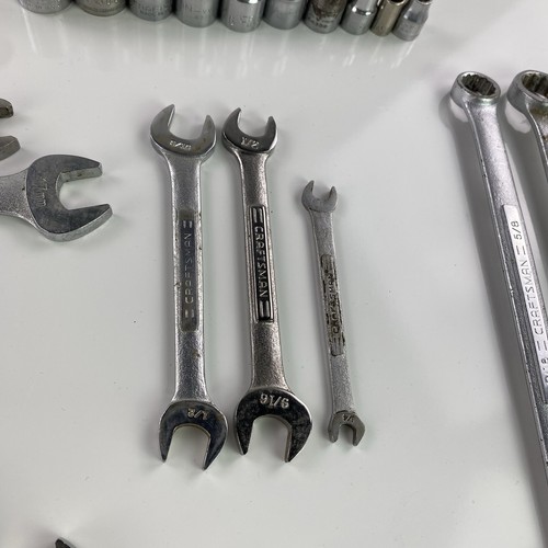 100% Craftsman mixed 85 pc LOT box open plumber socket metric SAE wrenches - Picture 6 of 24