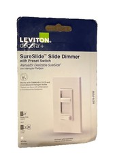 Leviton Decora+ SureSlide Slide Dimmer with P...