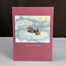 NEW! Vtg Gary Larson's The Far Side Comic 'Life On Cloud 8' Funny Greeting Card