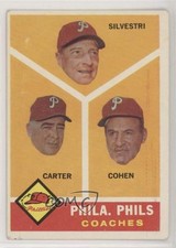 1960 Topps Andy Cohen Ken Silvestri Dick Carter #466 lu5