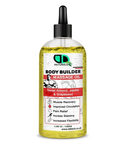 Body Massage Oil Natural Lubricant for Body Builders & Revive Your Performance - Picture 13 of 26