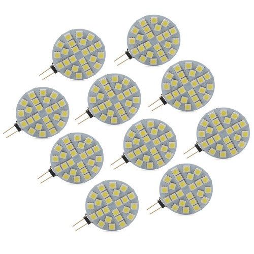 DC12V G4 Presa 24 LED 5050 SMD Luce LED Lampadina Tonda per Auto Camion Paesaggistica - Foto 10 di 15