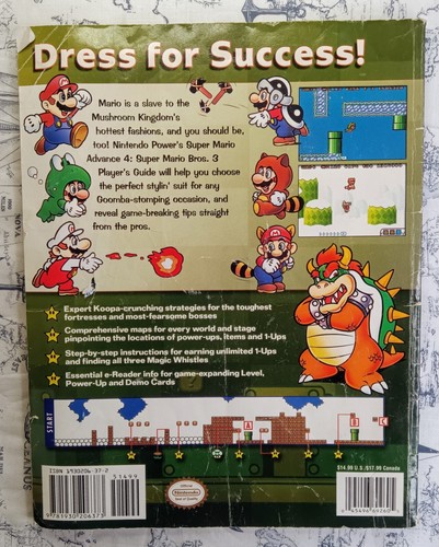 Super Mario Advance 4: Super Mario Bros 3 2003 Nintendo Power Player's Guide GBA - Picture 2 of 5