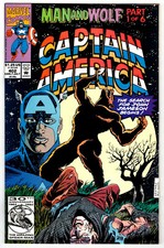 CAPTAIN AMERICA  # 402 - Marvel 1992 (vf-)  Man And Wolf Pt 1 of 6