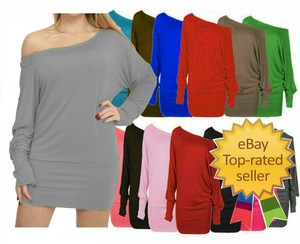 WOMENS BATWING TOP PLUS SIZE LONG SLEEVE LADIES PLAIN BATWING TOP SIZE 8-26 WOMENS BATWING TOP PLUS SIZE LONG SLEEVE LADIES PLAIN BATWING TOP SIZE 8-26