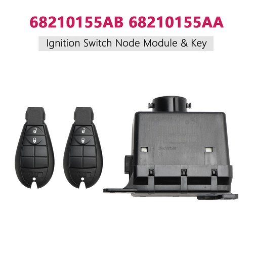 Ignition Switch Node Module & Key 68210155AB 68210155AA Dodge Journey 08-10 ZA