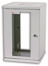 Techly Professional Armadio Rack 10'' a muro 9 unità Grigio