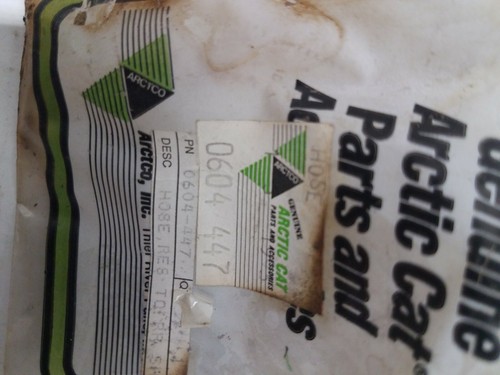 0604-447 ARCTIC CAT HOSE RES TO RR SHOCK NEW OEM - Picture 3 of 3