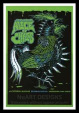 Framed Vintage Style Rock 'n' Roll Poster "ALICE IN CHAINS";12x18