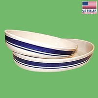 Poland Stoneware Blue Natural Casserole Dish 2 Piece Set | Renovator's Supply on sale Poland Stoneware Blue Natural Casserole Dish 2 Piece Set | Renovator's Supply on sale