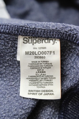 Superdry Kapuzenpullover Herren Zur Seite fahren MEDIUM Blau - Bild 7 von 9