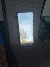 NOS WEST COAST STYLE 16 X 7 Larger Truck HEATED MIRROR w/ Aluminum back