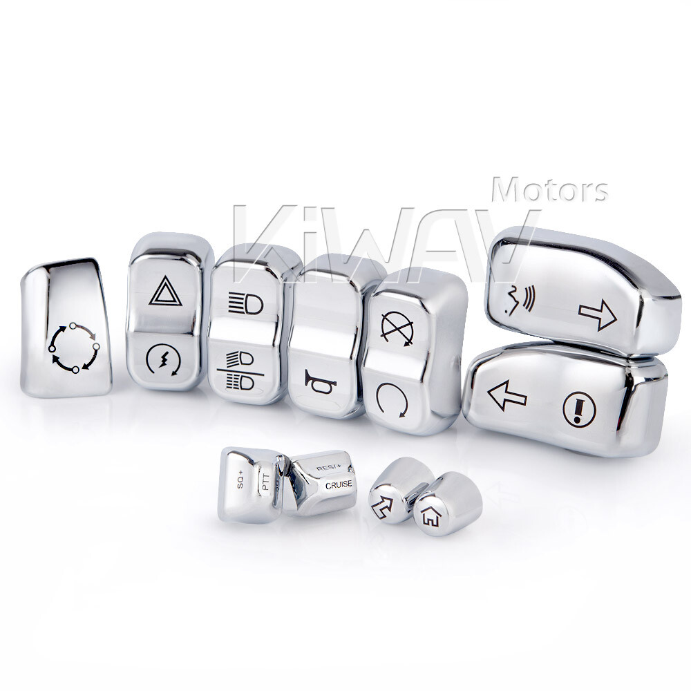 switch cap kit 11pcs chrome fits 2016 Harley Street Glide Special