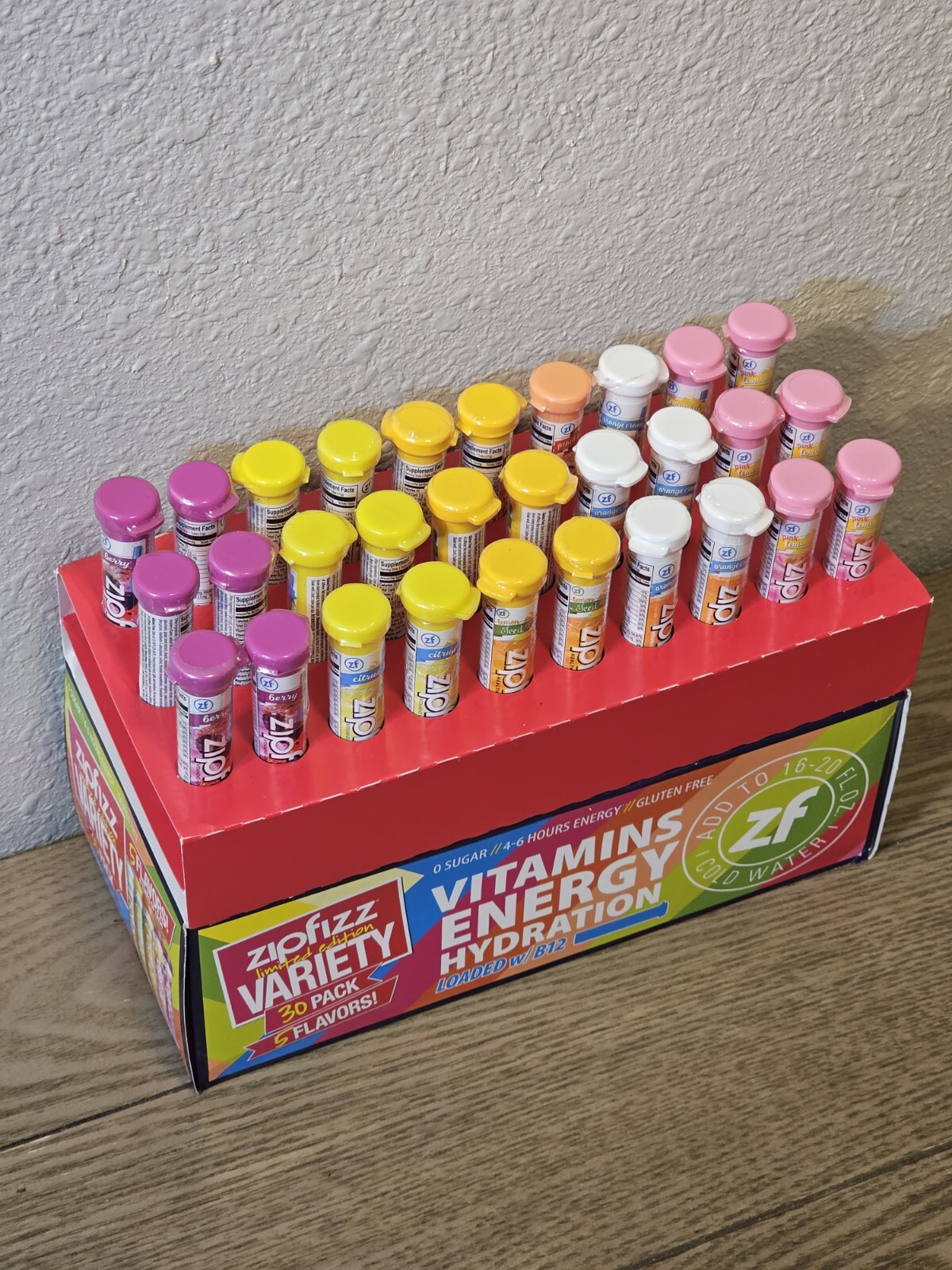 Zipfizz MultiVitamin Energy Hydration Drink Mix LemonadeOrange