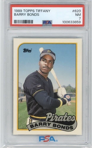 Barry Bonds 1989 Topps Tiffany #620 PSA 7