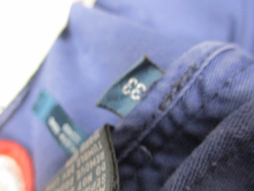 VTG Polo Ralph Lauren Cotton Shorts Blue Men Size 33 Y2K 9.5” Inseam Draw String - Picture 4 of 9