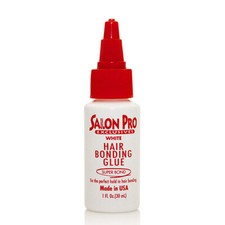 SALON PRO EXCLUSIVE ANTI-FUNGUS HAIR BONDING GLUE WHITE  1 OZ 
