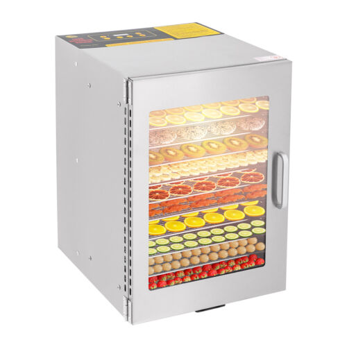 12-Trays Food Dehydrator Stainless Steel Fruit Vegetables Dryer Machine 1000W - Picture 4 of 24