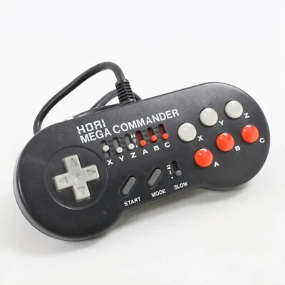 HORI MEGA COMMANDER Controller HMU-07 Control Pad For Mega Drive SEGA 2854 - Image 1 of 3