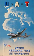 BAUDOUIN - UAT AEROMARITIME TRANSPORT UNION - 1950