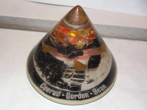 Apollo 12 (11) North American Rockwell Full Capsule Lucite with Flown Items NASA