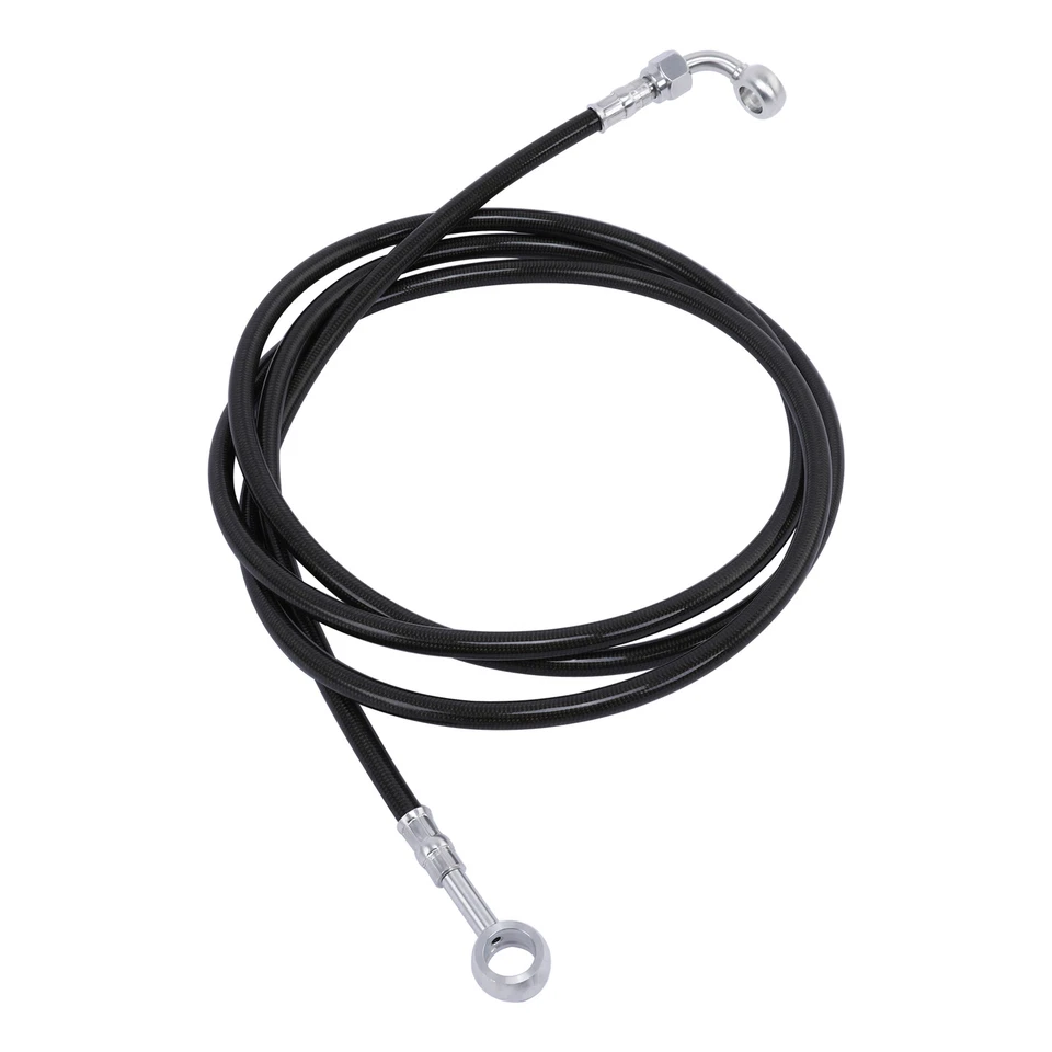 Línea de manguera de cable de freno de 18"" apta para Harley Road King Street Electra Glide ABS Foto 3 de 4
