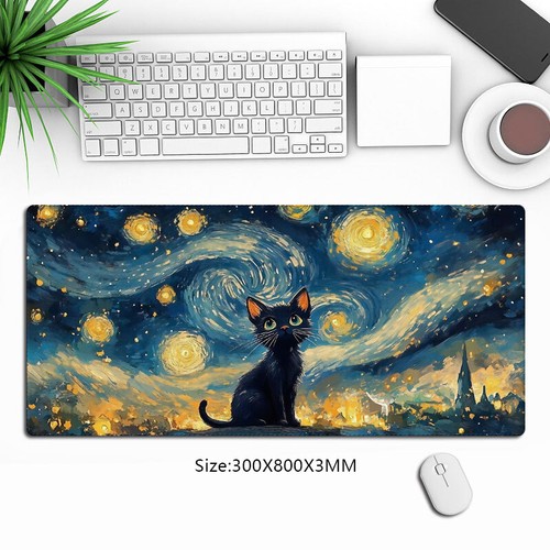 Gaming Mouse Pad Extended Large Non-Slip Rubber Base Waterproof Keyboard Mats_F - Photo 13/33