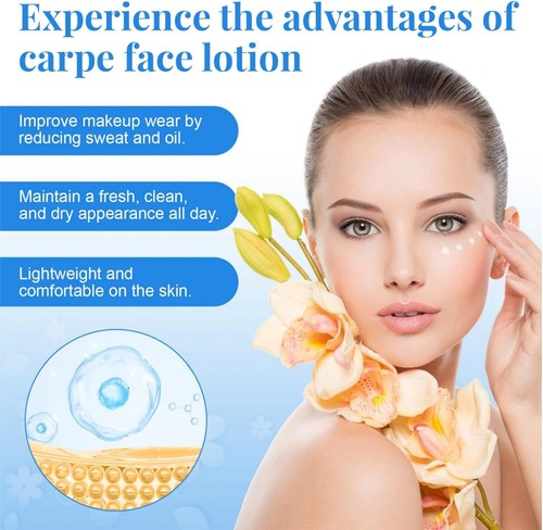 60Ml Sweat Absorbing Face Lotion,Face Discourage Sweat,Antiperspirant and Oil Co - Picture 3 of 9
