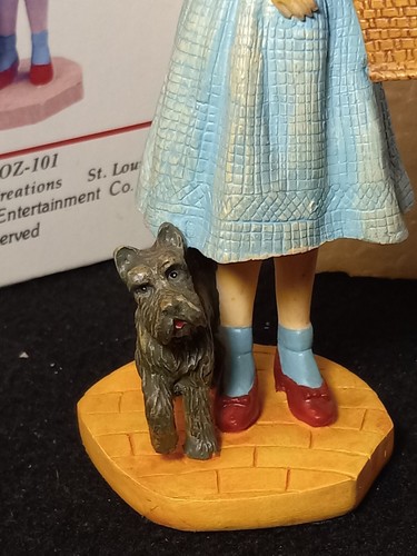 VINTAGE 1996 WIZARD OF OZ DORTHY TOTO Figurine Dave Grossman Box second edition - Picture 6 of 12
