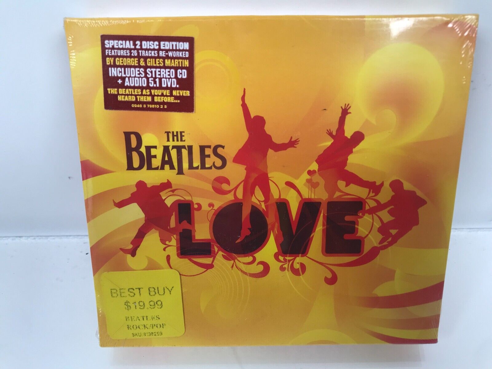 The Beatles "Love" Special 2 Disc Edition Stereo CD and Audio DVD New and Sealed