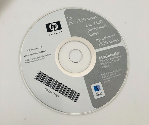 HP PSC 2400 Photosmart Series Print Reference Guide Book & CD - Picture 3 of 4