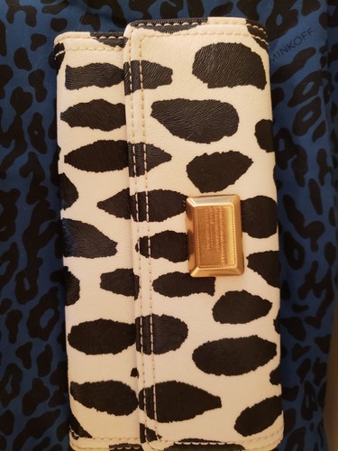 🖤Marc by Marc Jacobs Classic Francesca BLACK/Creme Spotted Shoulder Bag &Wallet - Picture 8 of 13