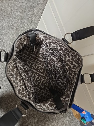 Carter’s Essence Gray Hues Rainfall Diaper Bag Tote Extra Large Baby Product - Picture 2 of 8